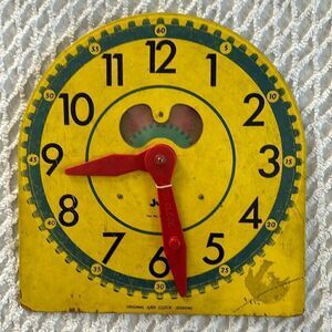 Judy Teacher Clock School Original Vintage